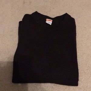 Xs chocolate brown JCrew cashmere crew